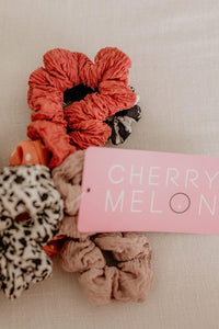 5-Pack Scrunchies - Cherry Melon